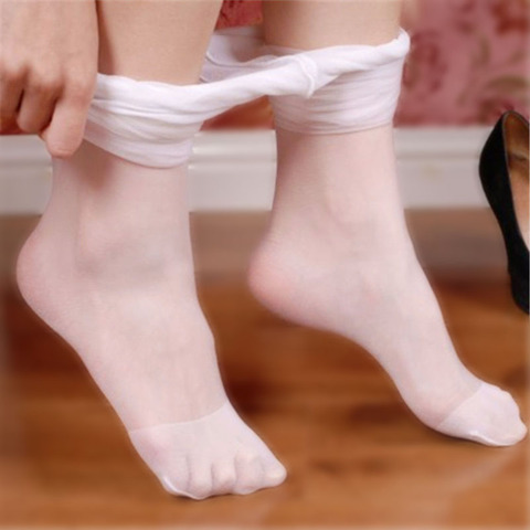 Hot Sale Tights ultra elastic New Mens Silk stockings Pouch Sheath Underwear Stocking for sexy stockings white ► Photo 1/6