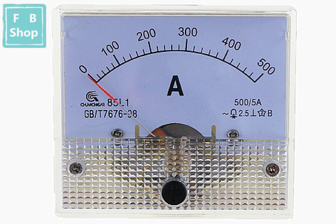1PCS 85L1 100A 150A 200A 300A 400A 500A AC Panel Meter Analog Panel Ammeter Dial Current Gauge ► Photo 1/1