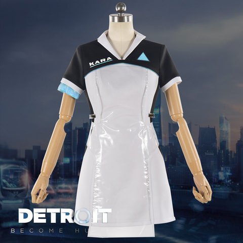 New Game Detroit: Become Human Connor KARA Cosplay Costume Code AX400 Agent Outfit Girls Unifrom Cosplay Costume for Halloween ► Photo 1/6