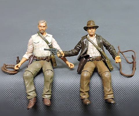 1pcs 7.5cm Cartoon anime Indiana Jones Action Figures Dolls kids PVC education model for collection toy d11 ► Photo 1/6