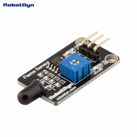 Flame/ Fire Sensor with analog output, compatible for Arduino, STM32, RAspberry PI projects ► Photo 1/3