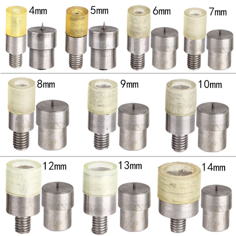 One Side Rivets Installation Tool Hand Press Button Mold Clothing & Accessories 4mm 5mm 6mm 7mm 8mm 9mm 10mm 12mm 13mm 14mm 15mm ► Photo 1/6