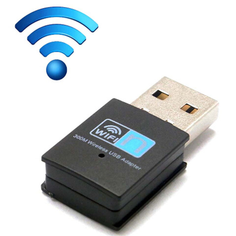 Mini 300Mbps 2.4GHz Wireless Internet USB 2.0 Router Signal Booster Network Card Adapter 802.11 b/g/n Wifi Dongle Lan Receiver ► Photo 1/3