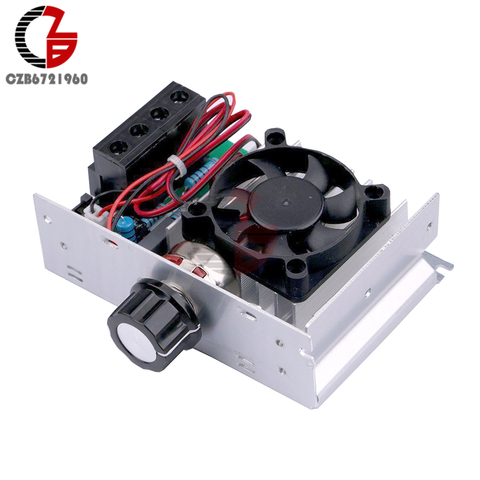 10000W High Power SCR Voltage Regulator Speed Controller Temperature Control Switch Dimmer Thermostat Cooling Fan 110V 220V AC ► Photo 1/6
