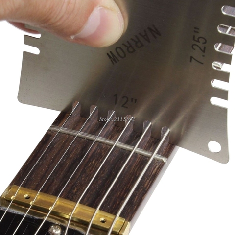 4Pcs/Set Guitar Notched Radius Gauges Measuring Neck/Fret Strings Toothed Radian ► Photo 1/1