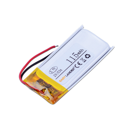 Easylander 291634 3.7V 115mAh Rechargeable li-Polymer Battery For bluetooth headset mp3 speaker  ipod nano6 nano 6 6th A1366 ► Photo 1/3