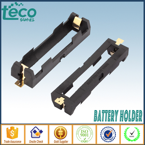 5Pcs/lot High Quality 18650 Battery Holder With Bronze Pins SMT one cell 18650 SMD TBH-18650-1C-SMT ► Photo 1/4