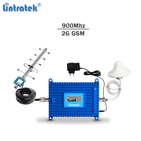 Lintratek GSM Repeater 900Mhz AGC 70dB Signal Booster 2G GSM 900 Cellphone Signal Booster Ampli 20dBm Large Coverage ► Photo 1/6