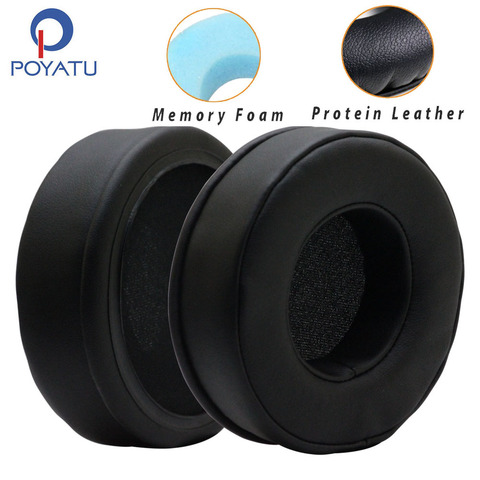 POYATU Ear Pads For Headphones Ear Cushions For Bluedio T4 T4S Headphones Replacement Ear Pads Cushions Cover Black ► Photo 1/6
