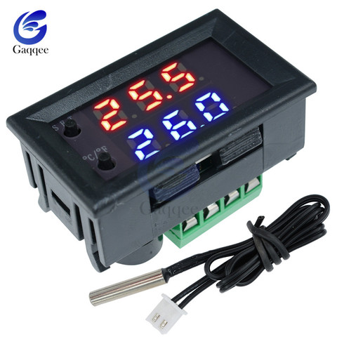 W1209WK W1209 WK DC 12V LED Digital Thermostat Temperature Control Thermometer Thermo Controller Switch Module + NTC Sensor ► Photo 1/6