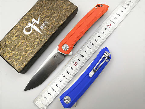 Brand CH CH3002/CH3530 folding knife D2 Blade flip ball bearing system G10 handle camping pocket knives EDC Tool outdoor knife ► Photo 1/6