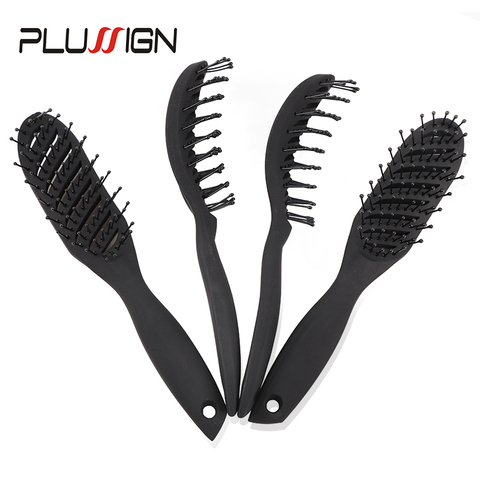 Salon & Home Use Anti Static Hair Brush Tangle Free Pocket Comb Hair Massage Scalp Brush Electric Ionic Styling Hairbrush ► Photo 1/6