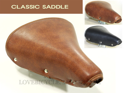 Bicycle Bike Vintage Retro Old Style Saddle Seat Cycling Saddle Comfortable Durable Seat TweedRun sillin bicicleta carretera ► Photo 1/3