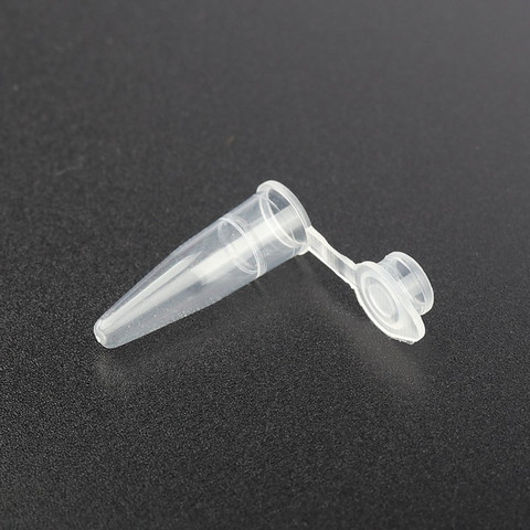 200pcs 6*22mm 0.2ml  Plastic Bottles Gardening Storage Container Transparent Plastic Vials PCR Centrifuge Tube ► Photo 1/4