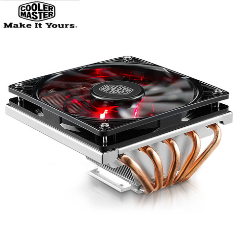 Cooler Master RR-T520-16PK CPU Cooler 5 heatpipe 12cm LED Quiet Fan For Mini Case HTPC Intel AMD Desktop PC CPU Cooling Radiator ► Photo 1/6
