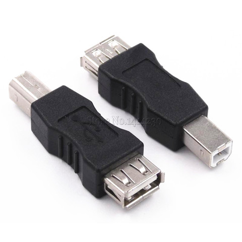 USB 2.0 Type A Female to B Male Adaptor For USB Printer Square Of the Public Transfer Joint ► Photo 1/3