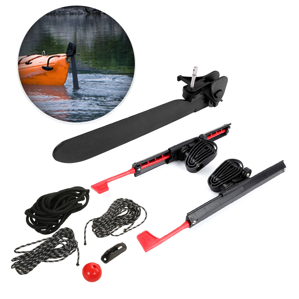 New Watercraft Canoe Kayak Boat Rudder Foot Control Direction Control Tackle Kit 