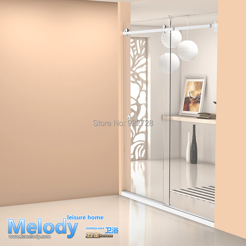 Me-002 Frameless Bath rooms Shower Sliding doors Whole set  cabin Hardware 304 stainless steel ► Photo 1/6