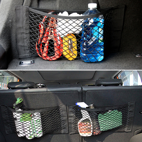 1x Car Back Rear Trunk Seat Net Mesh Storage Bag For Volkswagen POLO Golf 5 6 7 Passat B5 B6 B7 Bora MK5 MK6 Tiguan ► Photo 1/6