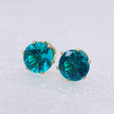 2022 new fashion brand jewelry crystal stud earrings for women tiny simple crown earrings Christmas gift ► Photo 1/6