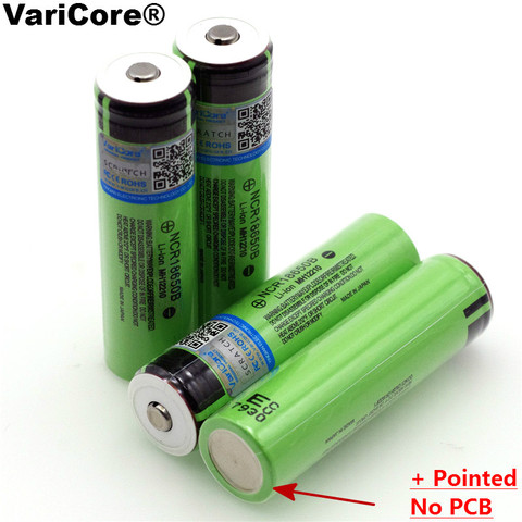 VariCore  New Original 18650 rechargeable battery 3.7V Li ion bateria 18650  ncr18650b 18650 battery for  flashlight ► Photo 1/4
