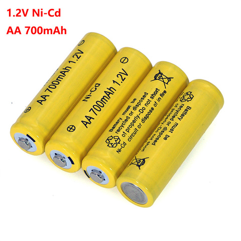 NI-CD AA Batteries 1.2v Rechargeable nicd Battery 1.2V Ni-Cd aa For Electric remote Control car Toy RC ues ► Photo 1/5