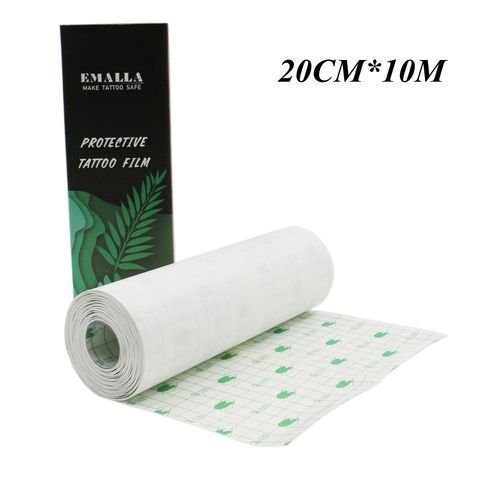 EMALLA Newest Tattoo Bandage Roll 10M microblading Breathable Tattoo Film Tattoo Aftercare for tattoo Healing Tattoo Accessories ► Photo 1/6