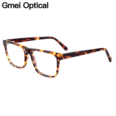 Gmei Optical Acetate Square Full Rim Men Optical Glasses Frames Women Myopia Presbyopia Glasses Frame With Spring Hinges YH6023 ► Photo 1/6