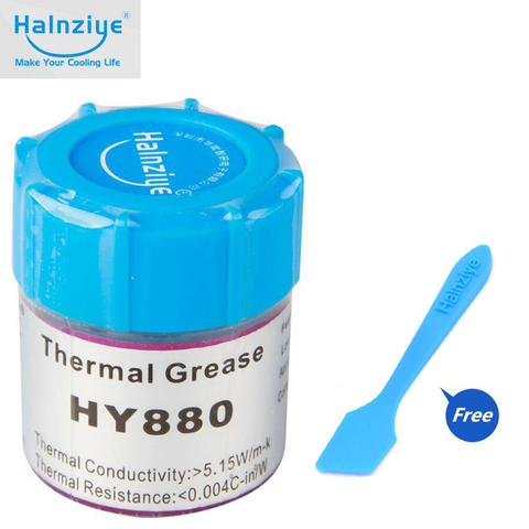 HALNZIYE HY880 Processor graphics card CPU GPU Heat Sink Cooling Cooler Radiator Thermal Grease composite grease silica ► Photo 1/6