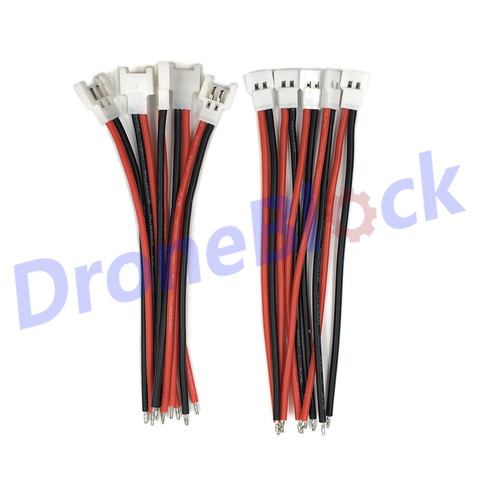 10 Pcs 1S Lipo Battery Balance Charger Switch Wiring Cable XH 2.0mm Pitch Plug Male Female For indoor drone syma X5C hubsan x4 ► Photo 1/1