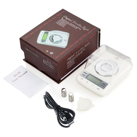 High Accuracy 0.001g 50g Digital Jewelry Scale Powder LCD Electronic Carat Scale ► Photo 1/6