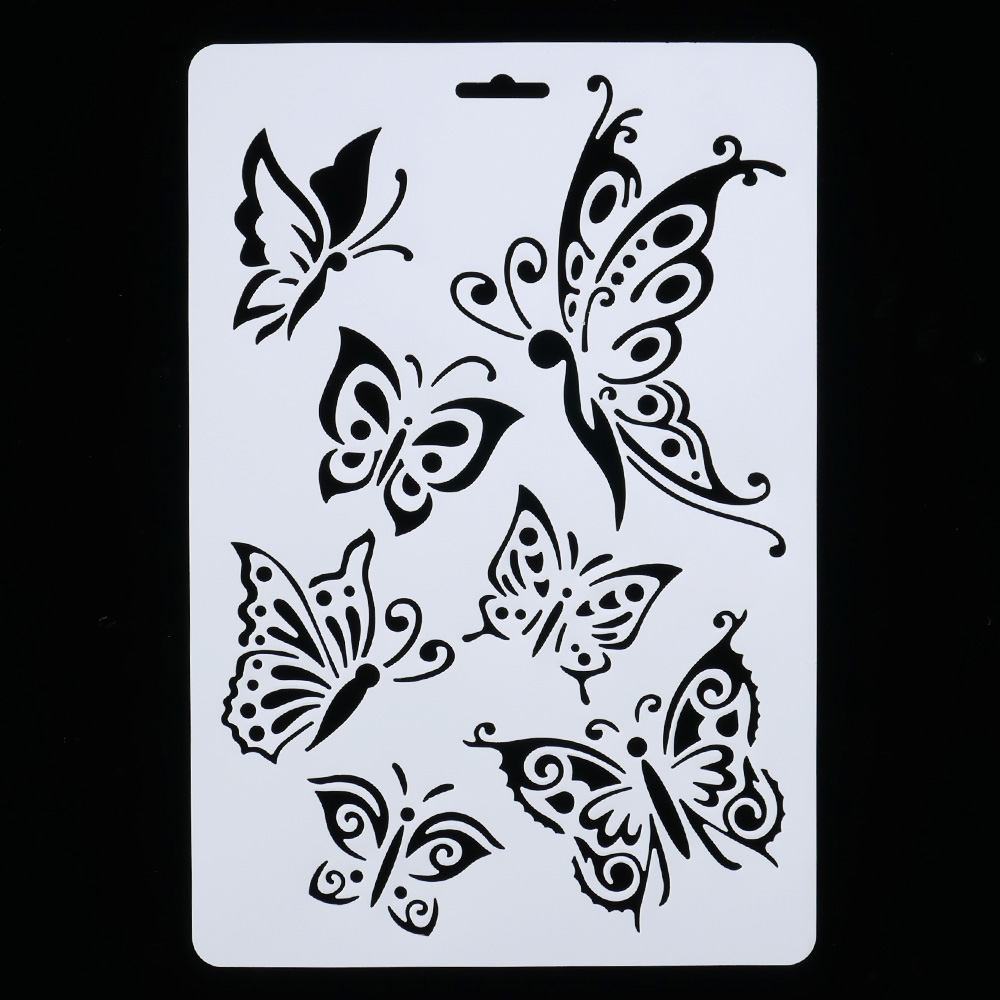 Craft Butterfly Stencils Template Painting Scrapbooking Stamps Album DIY New