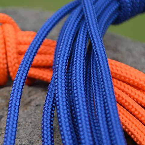 1m/pcs Hot 2colors Xinda 6mm Paracord Auxiliary Rope Survival Parachute Cord Lanyard Rope Durable Paracord Outdoor Climbing Cord ► Photo 1/1