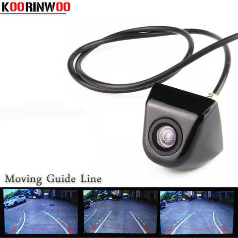 Koorinwoo Dynamic trajectory Moving Guide Line HD CCD Car Parking camera Car Rear view Camera Wide Angle Reversing Assistance ► Photo 1/6