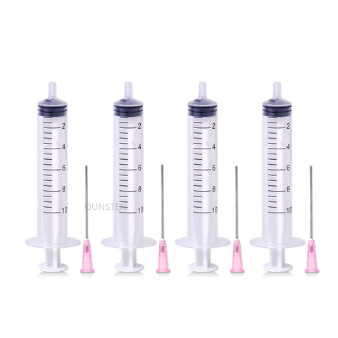 4PCS Ink Refill Tool 10ml Syringe With Blunt Needle For EPSON Canon HP Brother CISS Tank Refillable Cartridge Refilling Ink Kit ► Photo 1/6