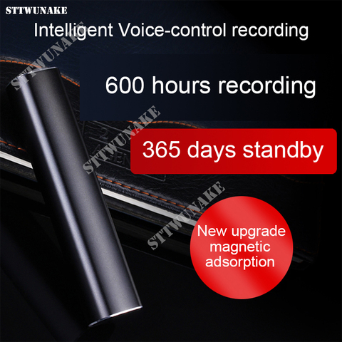 STTWUNAKE Mini Audio Voice Recorder 600 hours recording Magnetic professional Digital HD Dictaphone denoise long-distance hidden ► Photo 1/6