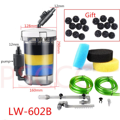 SUNSUN HW-602 Mini Aquarium External Pre filter 1.5L HW-602 Filter Filtration Equipment External filter HW602B HW603B  HW 602B ► Photo 1/1