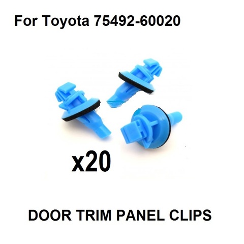 20x 75492-60020 For Toyota Prado 120 02-09 Clip Rear Body Mould Trim Flare Panel ► Photo 1/1