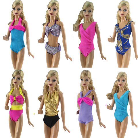 NK MIx Style Doll Swimwear Beach Bathing Clothes  Fashion Bikini Swimsuit For Barbie Doll Accessories Baby Toys  NA0 JJ 6X ► Photo 1/6