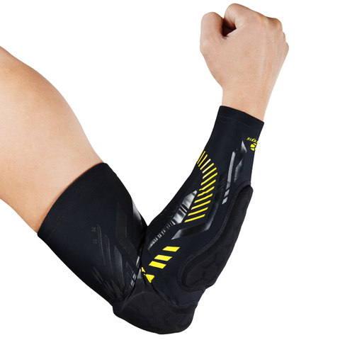 Kuangmi 1 pc Gym Sport Basketball Elbow Protector Shooting Anti-collision Arm Sleeve Warmer Breathable Elbow Pad Support Safety ► Photo 1/6