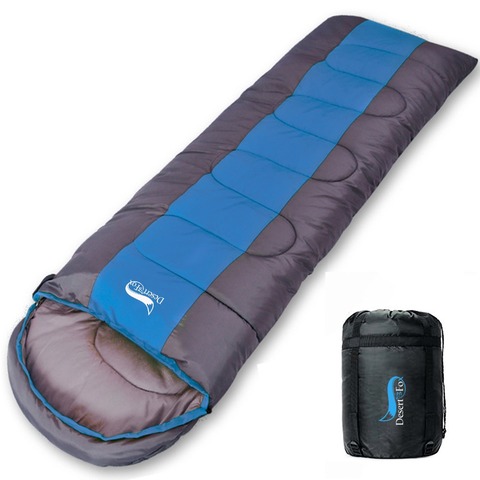 Desert&Fox Camping Sleeping Bag, Lightweight 4 Season Warm & Cold Envelope Backpacking Sleeping Bag for Outdoor Traveling Hiking ► Photo 1/6