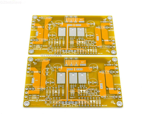 Free ship PASS A3 single ended class a amplifier empty board PCB (2 boards) ► Photo 1/1