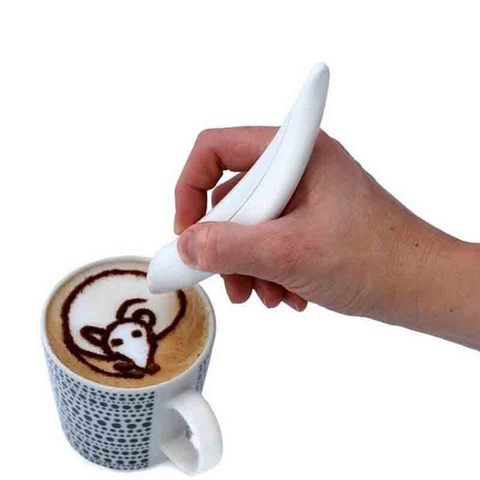 Electrical Latte Art Pen for Coffee Cake Spice Pen Cake Decoration Pen Coffee Carving Pen Baking Pastry Tools D0491 ► Photo 1/4