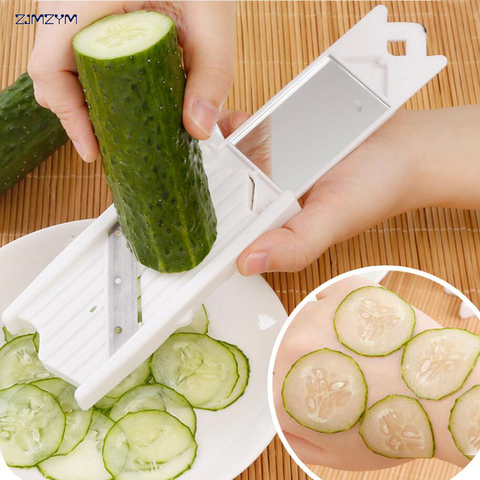 1pc Creative Kitchen gadgets fruit & vegetable tools knife Manual Cutter cucumber Slicer Crusher peeler home Tools ► Photo 1/4