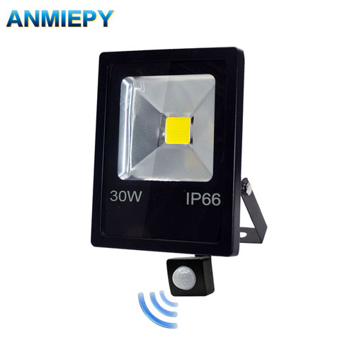 Motion Sensor LED Flood Light 10W 30W 50W AC 220V Waterproof IP66 Reflector Floodlight Lamp foco Led Exterior Spot Outdoor Light ► Photo 1/6