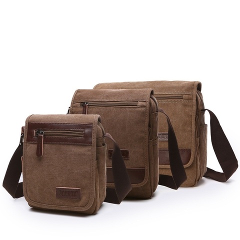 B29 Hot! Brand High Quality Canvas Bag Casual Travel Bolsa Masculina Unisex Crossbody Bag Messenger Bags Large Capacity ► Photo 1/6