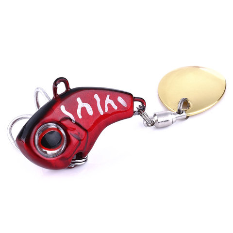 HENGJIA Spoon VIB-Sequin Fishing Lures Hard Crankbait 9g 14g 16g Jig Wobbler Fishing Tackle ► Photo 1/1