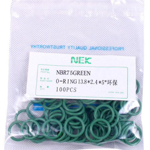 ( 13.8*2.4mm ) #10 R134a NBR Rubber O-Ring Seal Kit,High Temperature Resistance for Car Air Conditioning valve 5/16 3/8 1/2 5/8 ► Photo 1/1