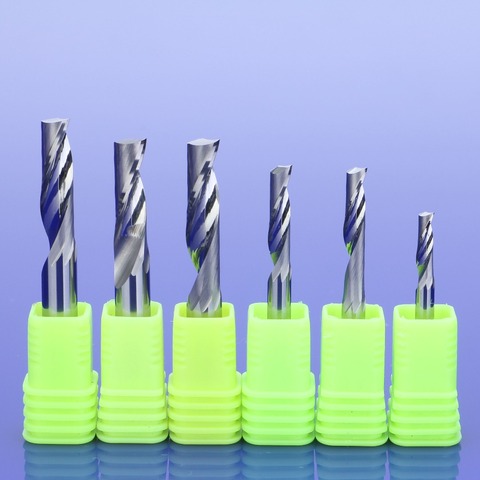 1Pcs 3.175/4/5/6/8mm Single Flute Milling cutters for Aluminum CNC Tools Solid Carbide,aluminum composite panels ► Photo 1/6