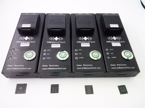 BGA153/169 BGA186/162 BGA221 BGA529 Reader Adapter Mobile Chip-off  Recovery NAND Flash Memory eMMC/eMCP-USB3.0  Kit(4pcs,Black) ► Photo 1/6